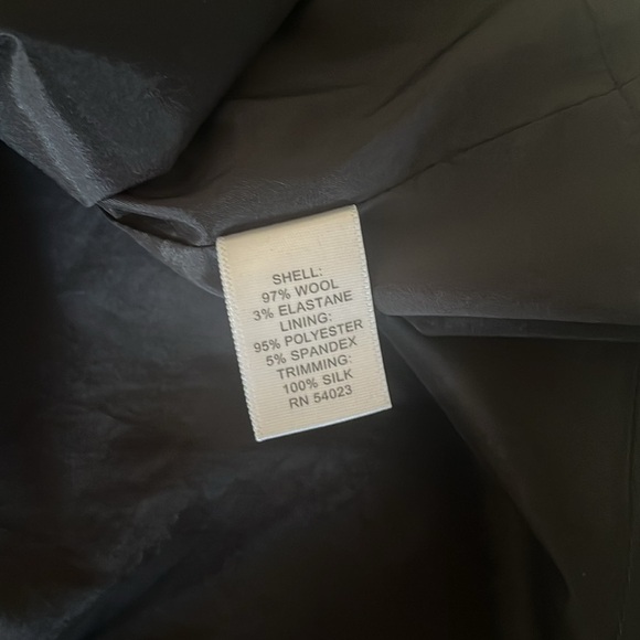 Banana Republic | Wool Sleeveless Black Sheath Dress Size 12P Classic Office - Picture 11 of 11